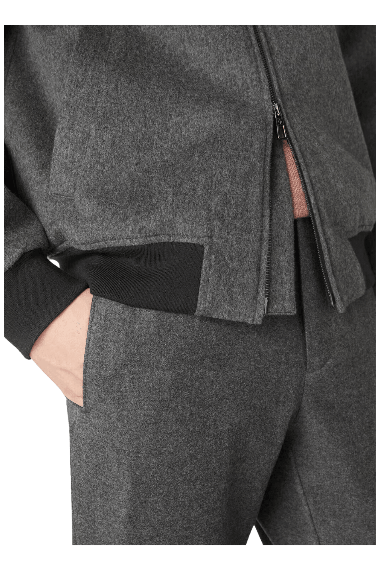 <tc>Loro Piana</tc> เสื้อแจ็คเก็ตบอมเบอร์ไอวี่สำหรับผู้ชาย
