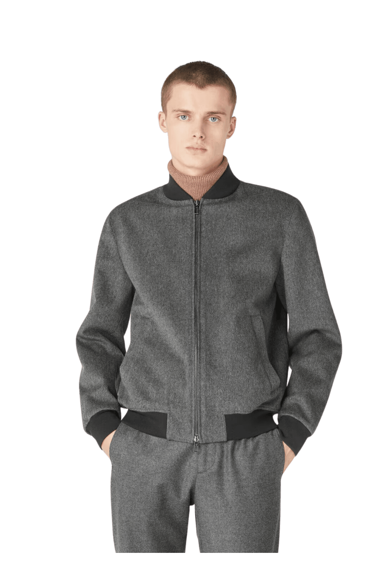 <tc>Loro Piana</tc> เสื้อแจ็คเก็ตบอมเบอร์ไอวี่สำหรับผู้ชาย