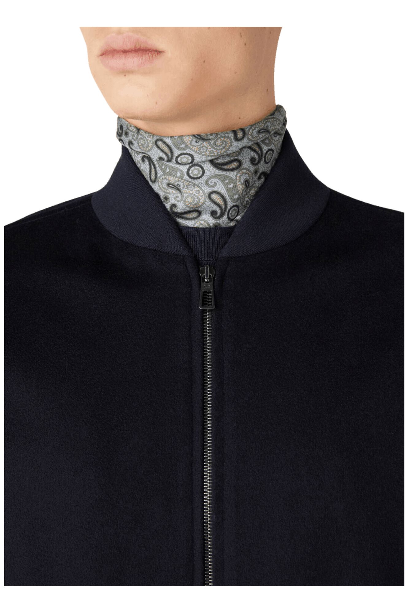 <tc>Loro Piana</tc> เสื้อแจ็คเก็ตบอมเบอร์ไอวี่สำหรับผู้ชาย