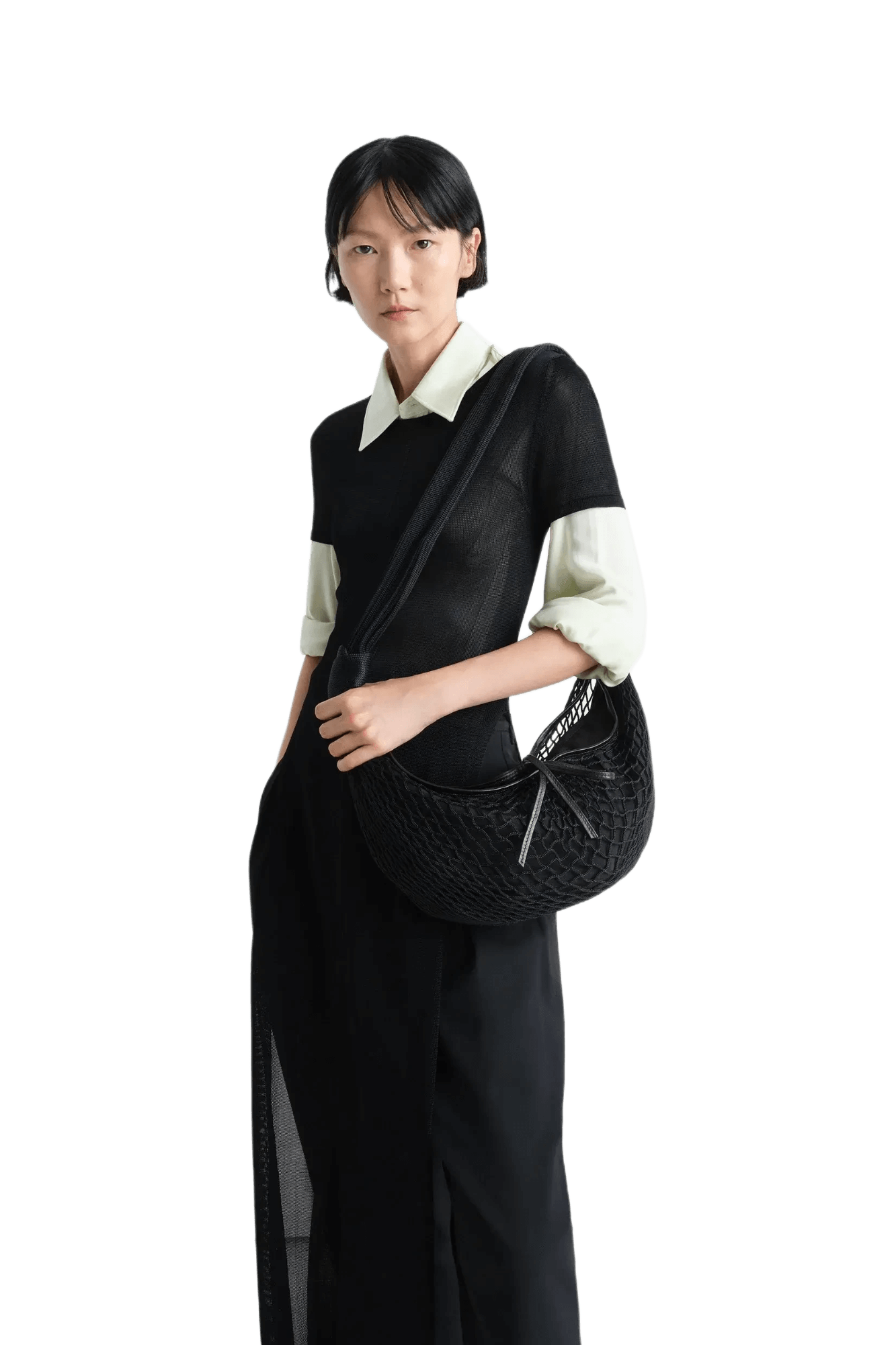 Lemaire Unisex Croissant Filt Bag