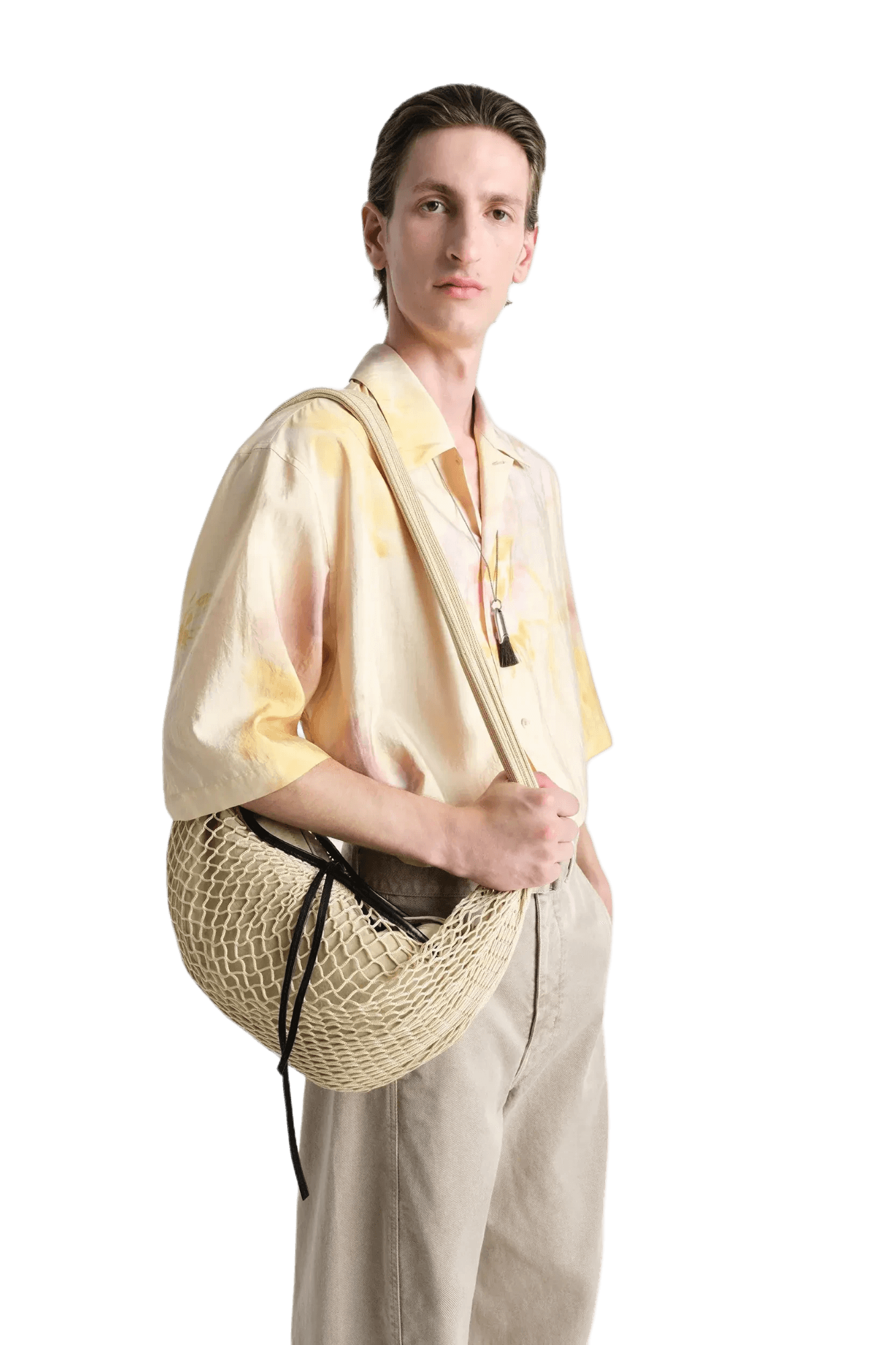 Lemaire Unisex Croissant Filt Bag