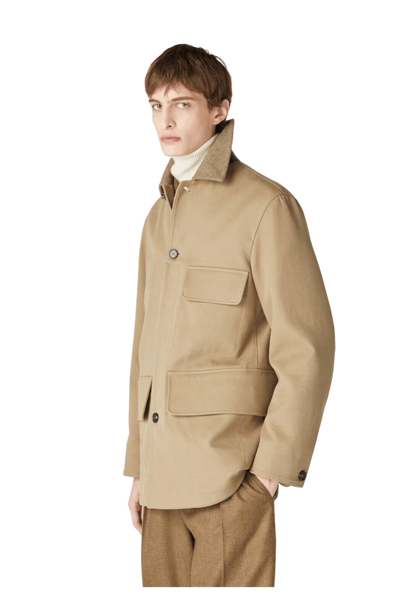 <tc>Loro Piana</tc> 男士 Barth Caban 大衣