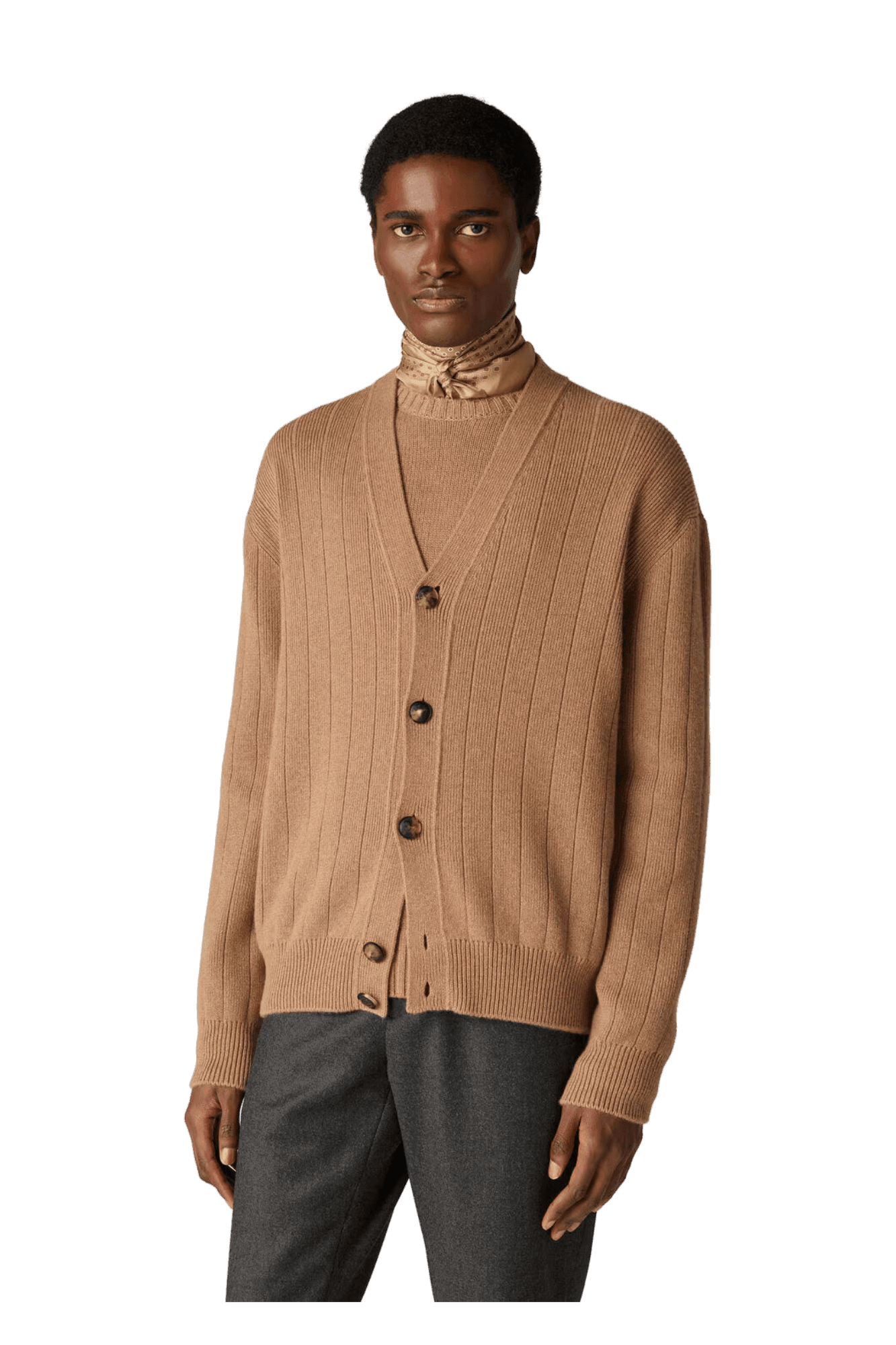 <tc>Loro Piana</tc> เสื้อคาร์ดิแกนเซอร์วัตโต้สำหรับผู้ชาย