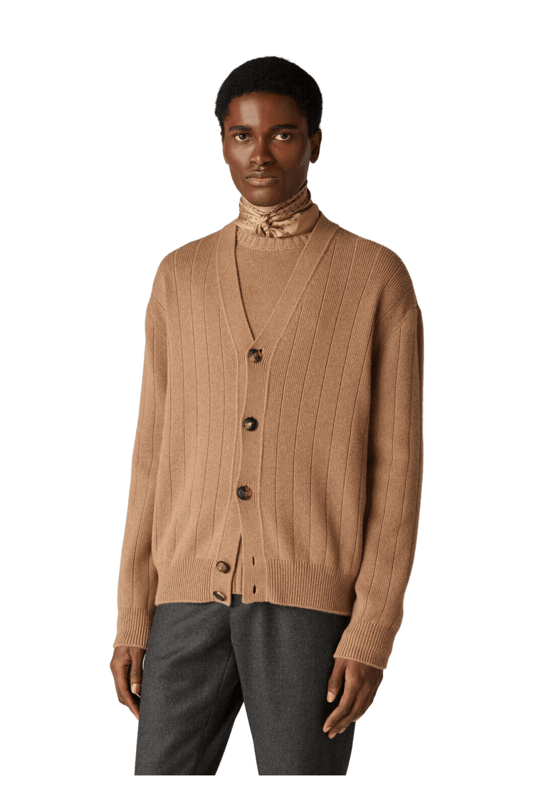 <tc>Loro Piana</tc> เสื้อคาร์ดิแกนเซอร์วัตโต้สำหรับผู้ชาย
