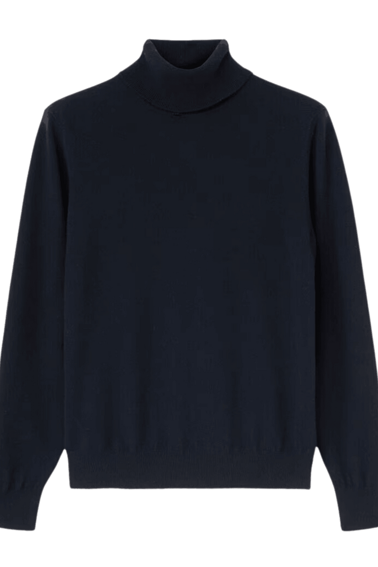 <tc>Loro Piana</tc> Cuello alto clásico para hombre