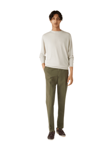 <tc>Loro Piana</tc> Sudadera con cuello redondo superligera para hombre