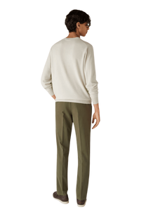 <tc>Loro Piana</tc> Sudadera con cuello redondo superligera para hombre