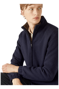 <tc>Loro Piana</tc> Suéter bomber para hombre