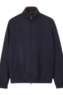 <tc>Loro Piana</tc> Suéter bomber para hombre