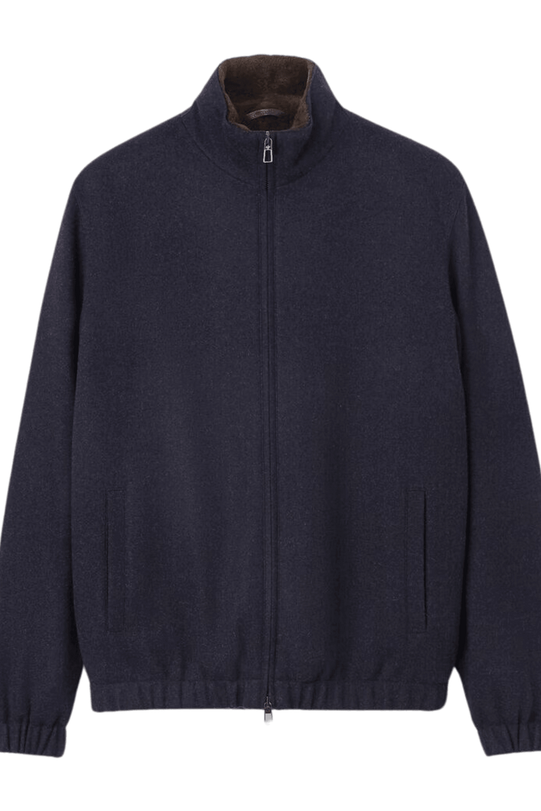 <tc>Loro Piana</tc> Suéter bomber para hombre