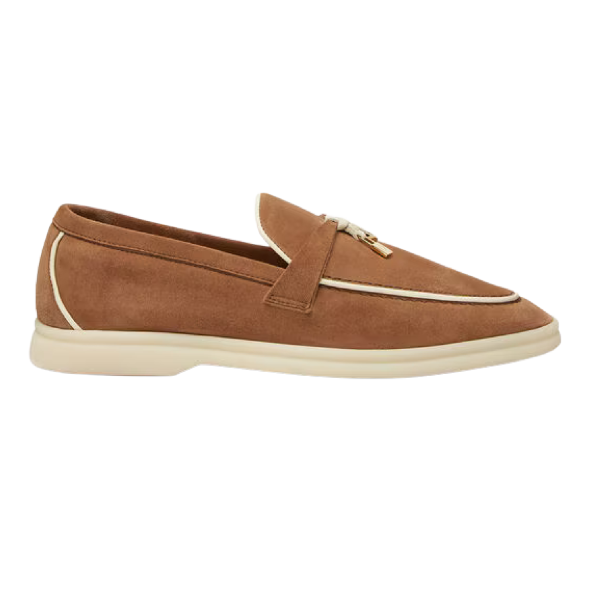 <tc>Loro Piana</tc> 女士夏季 Charms Walk 樂福鞋（絨面革）