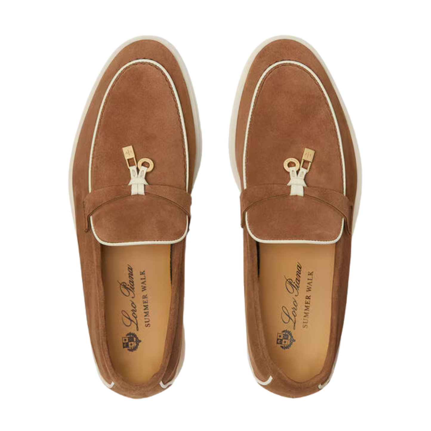 <tc>Loro Piana</tc> Mocasines Summer Charms Walk para mujer (gamuza)