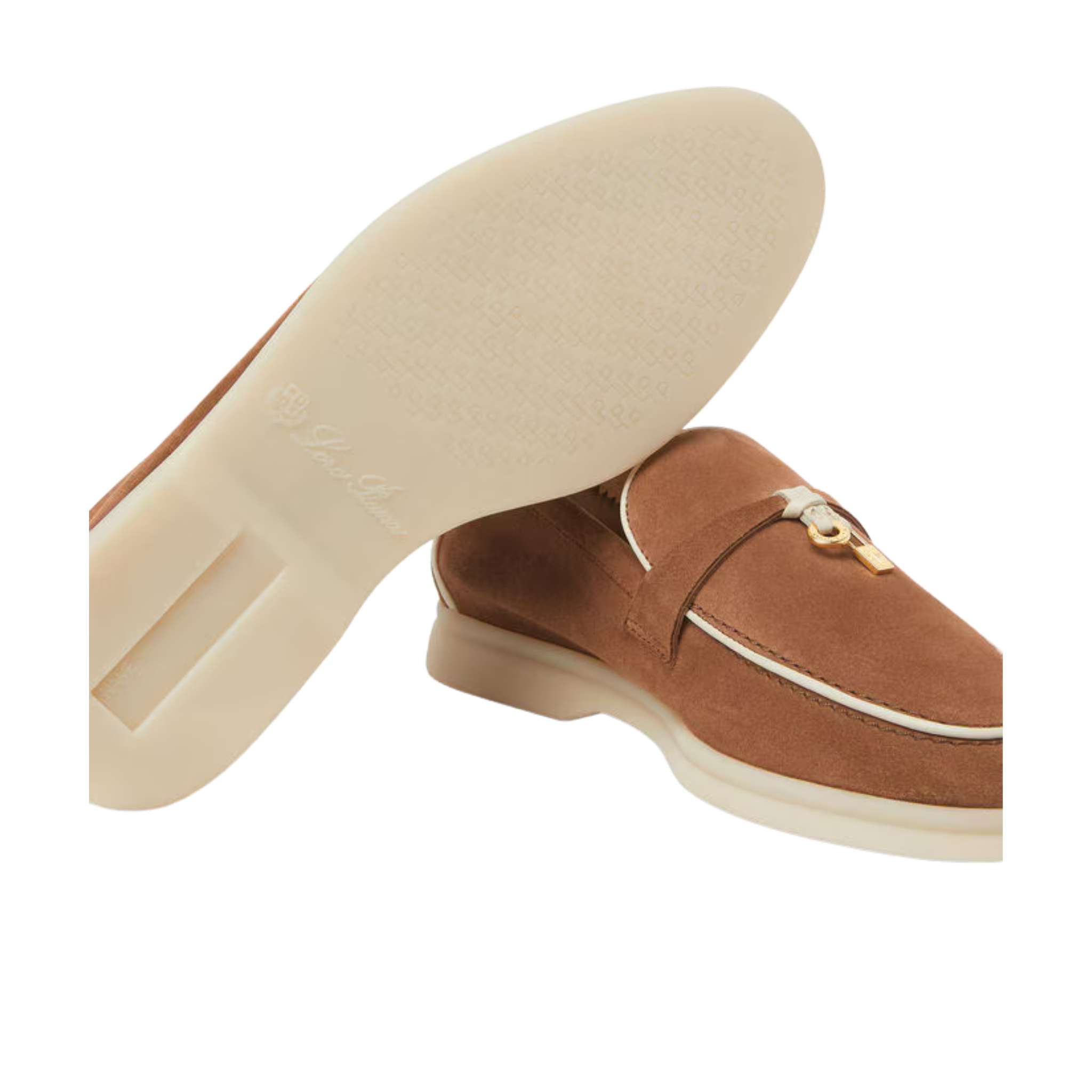 <tc>Loro Piana</tc> 女士夏季 Charms Walk 樂福鞋（絨面革）