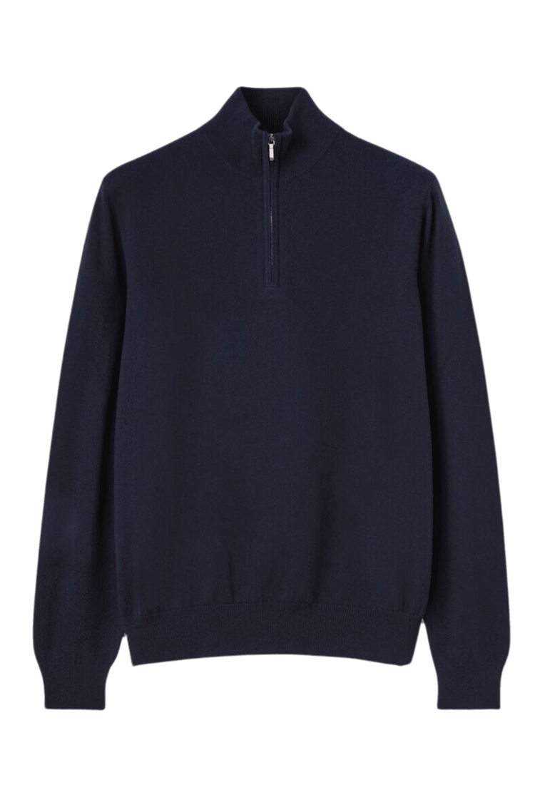 <tc>Loro Piana</tc> Chaqueta clásica de media cremallera para hombre