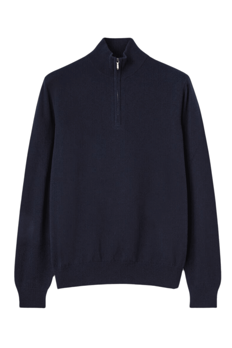<tc>Loro Piana</tc> Chaqueta clásica de media cremallera para hombre