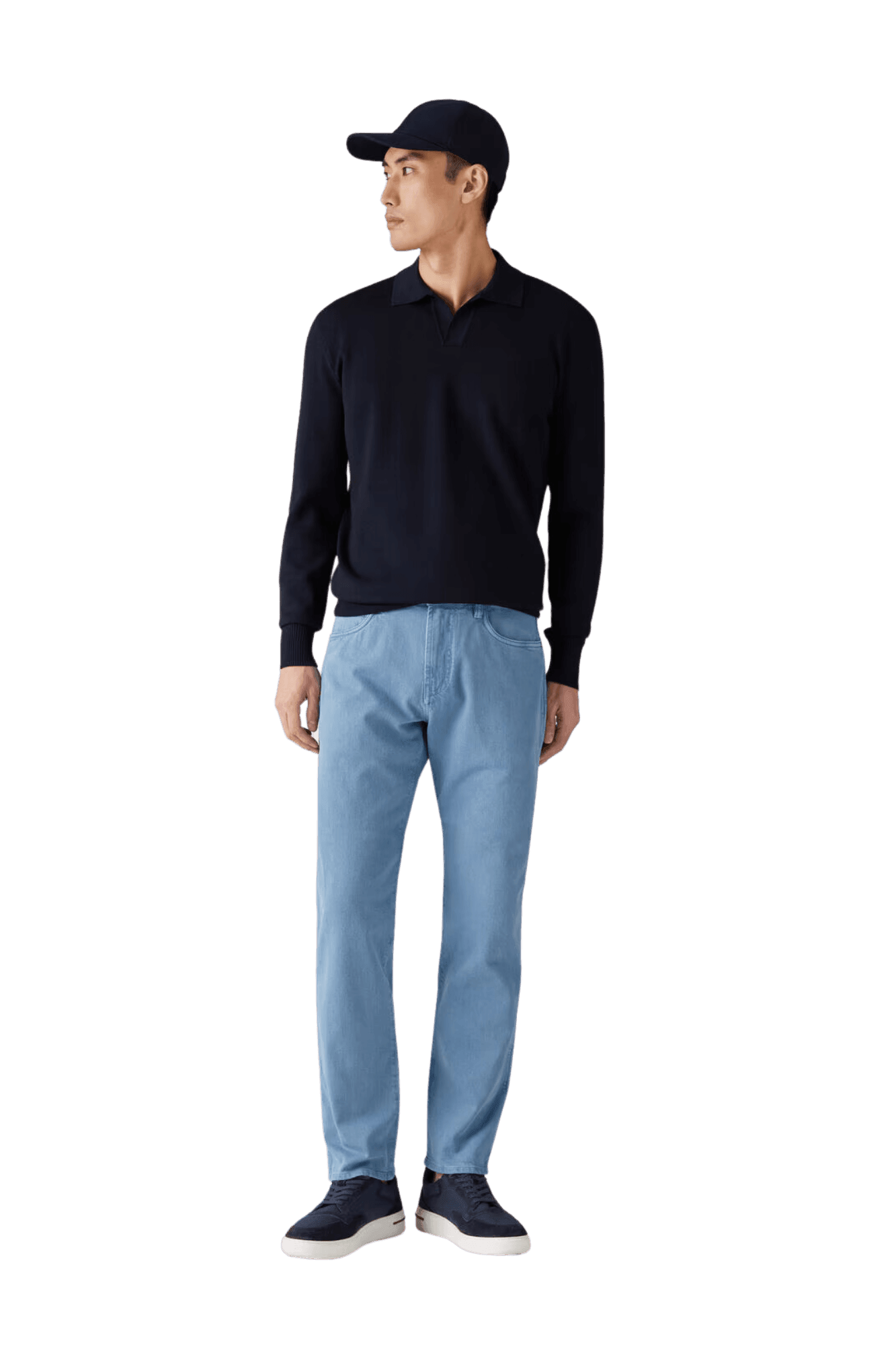 Loro Piana Men's Buttonless Polo-Shirt