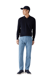 Loro Piana Men's Buttonless Polo-Shirt