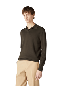 Loro Piana Men's Buttonless Polo-Shirt