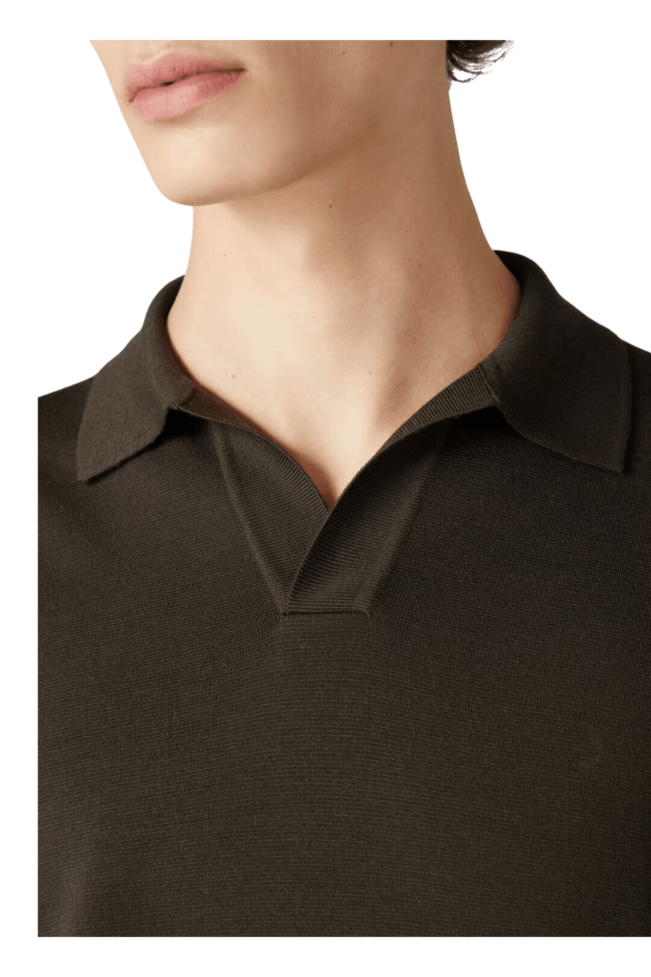 Loro Piana Men's Buttonless Polo-Shirt