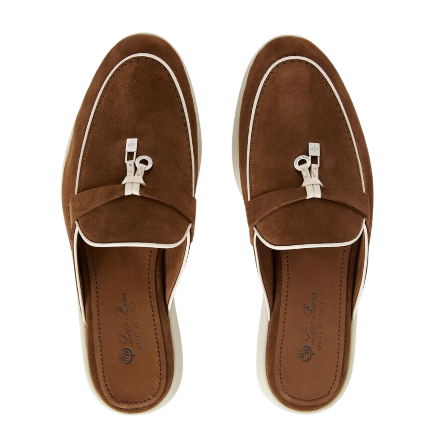 <tc>Loro Piana</tc> Mocasines Babouche Charms Walk para mujer