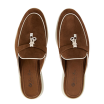 <tc>Loro Piana</tc> Mocasines Babouche Charms Walk para mujer