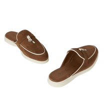 <tc>Loro Piana</tc> Mocasines Babouche Charms Walk para mujer