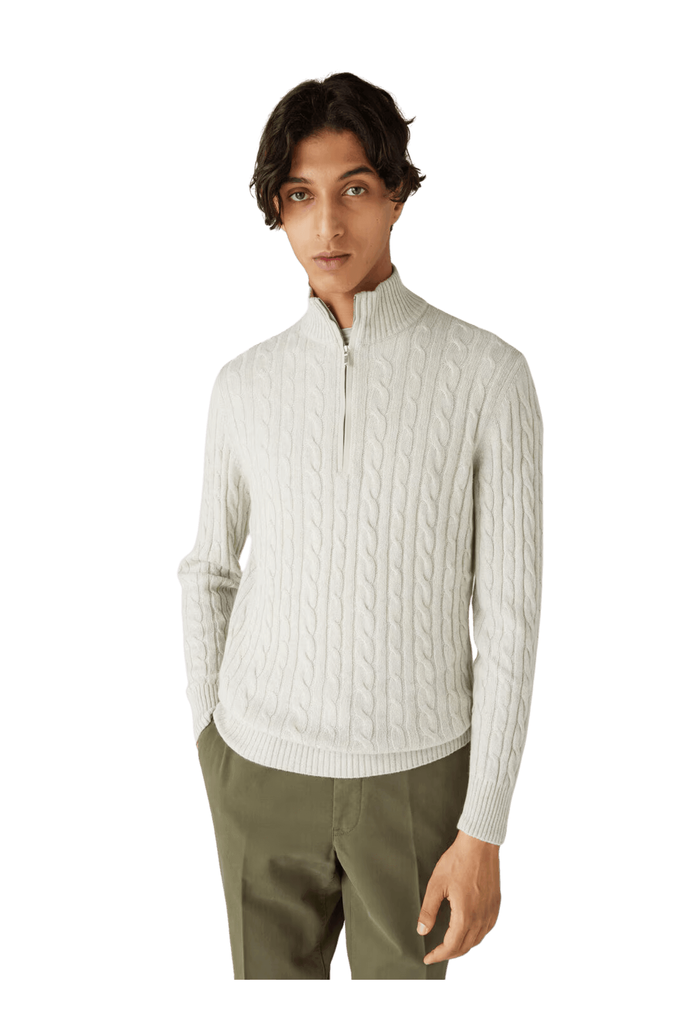 <tc>Loro Piana</tc> Jersey Treccia para hombre