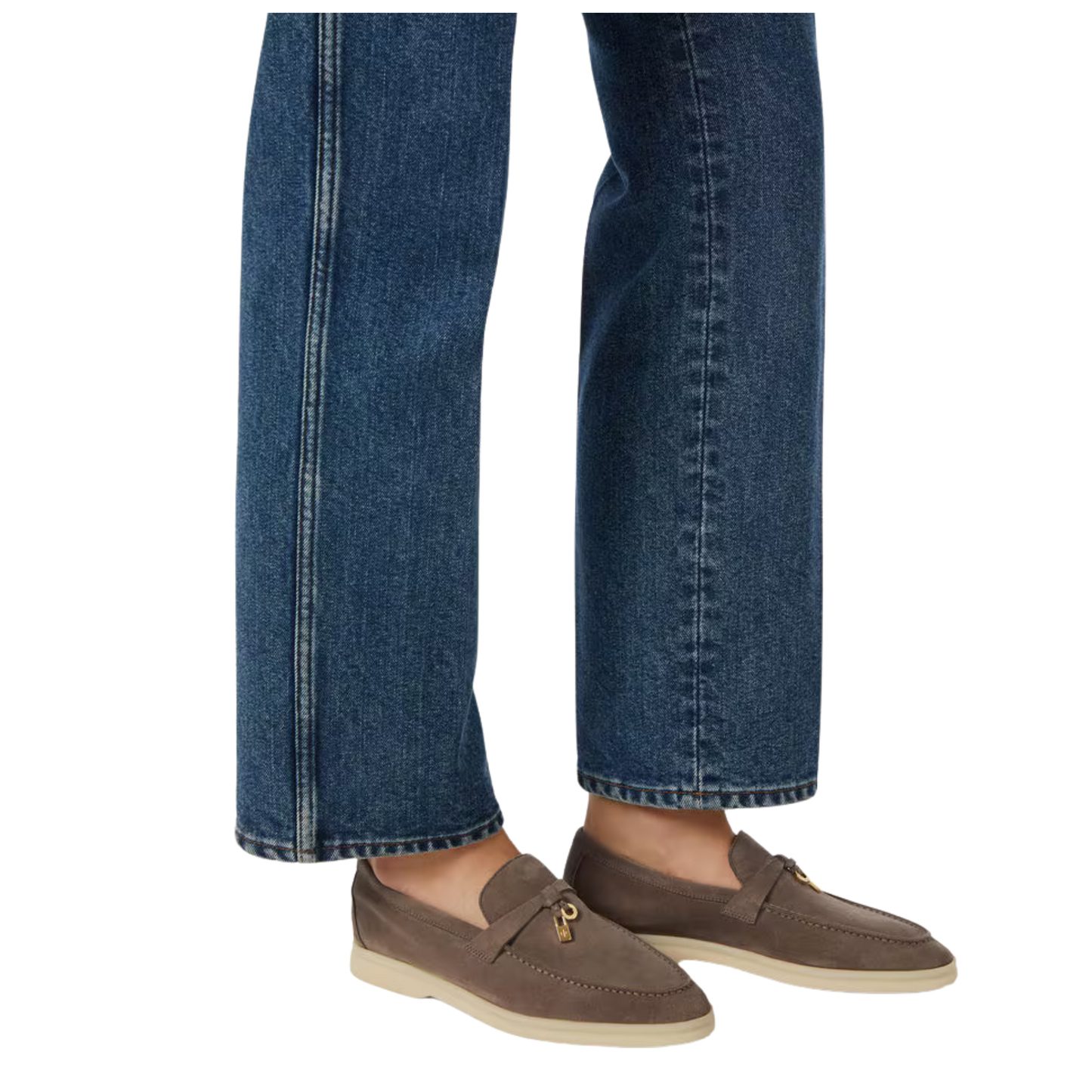 <tc>Loro Piana</tc> Mocasines Summer Charms Walk para mujer (gamuza)