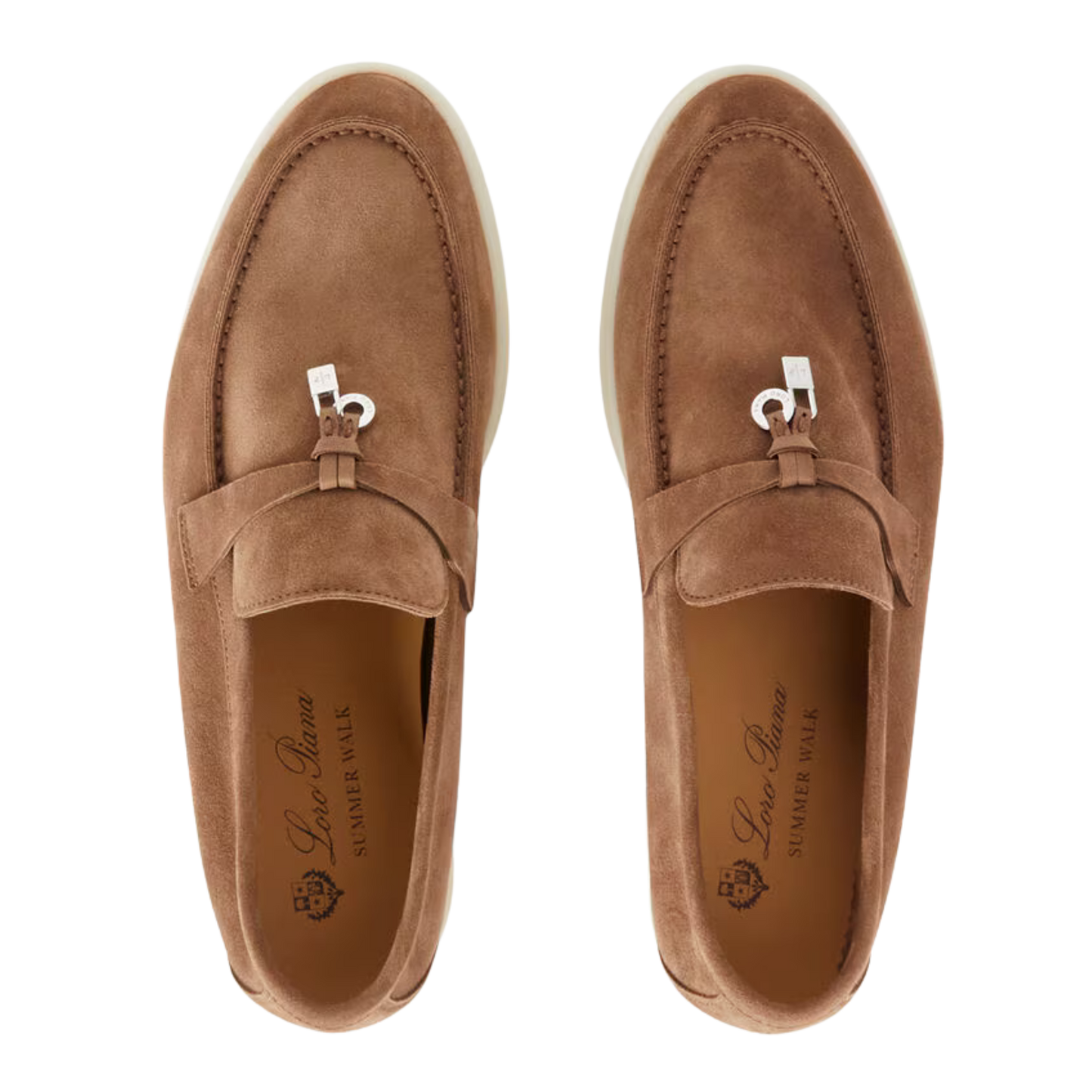 <tc>Loro Piana</tc> Mocasines Summer Charms Walk para mujer (gamuza)