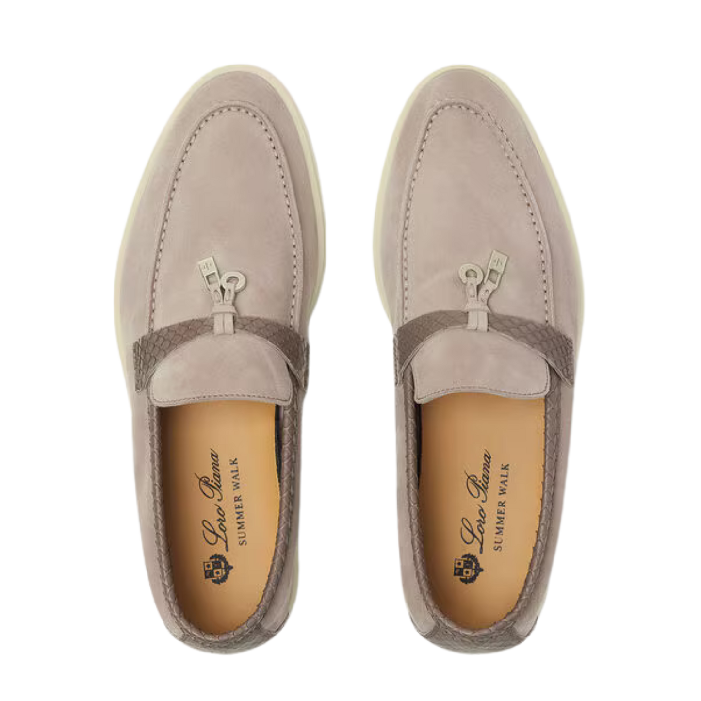 <tc>Loro Piana</tc> Mocasines Summer Charms Walk para mujer (gamuza)