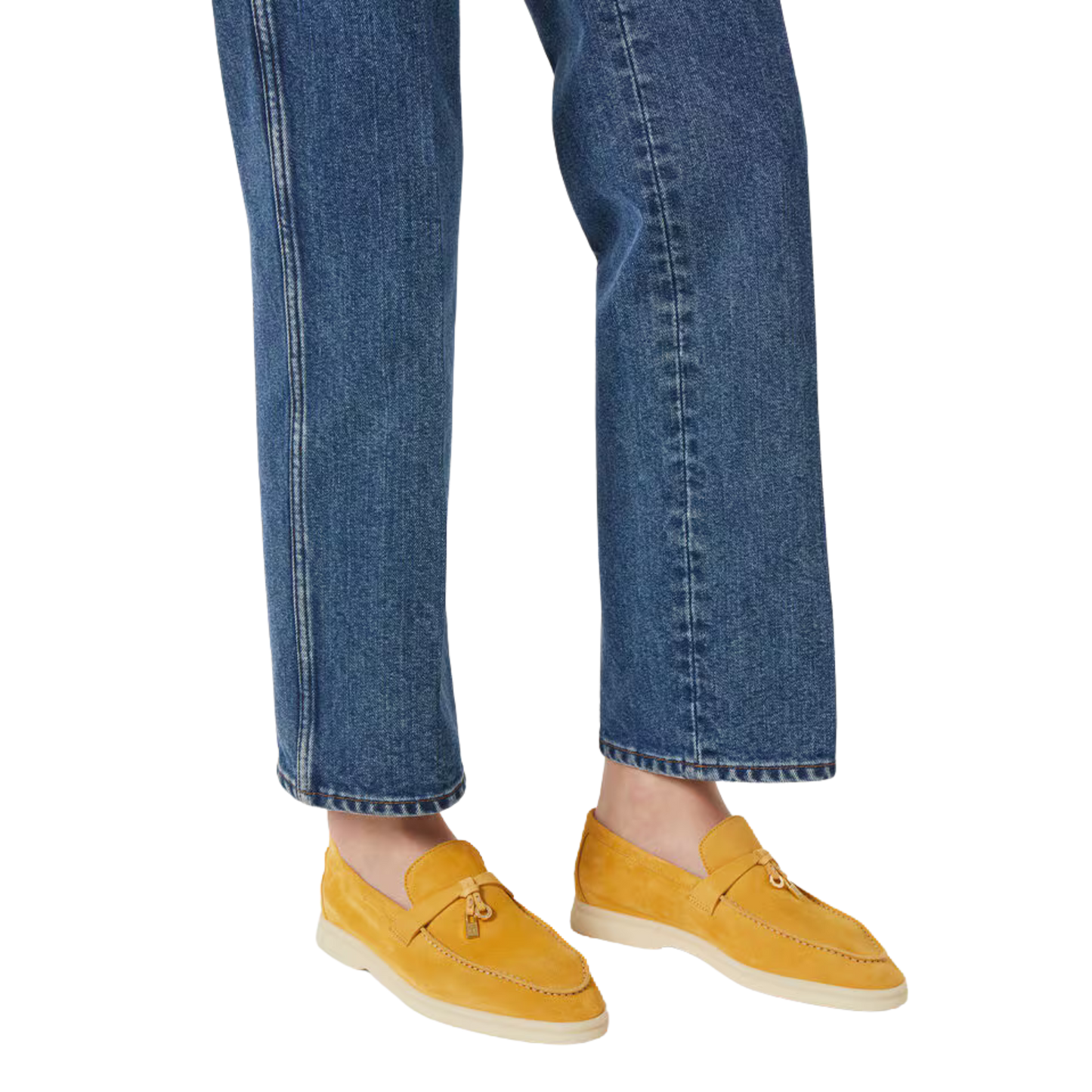 <tc>Loro Piana</tc> Mocasines Summer Charms Walk para mujer (gamuza)