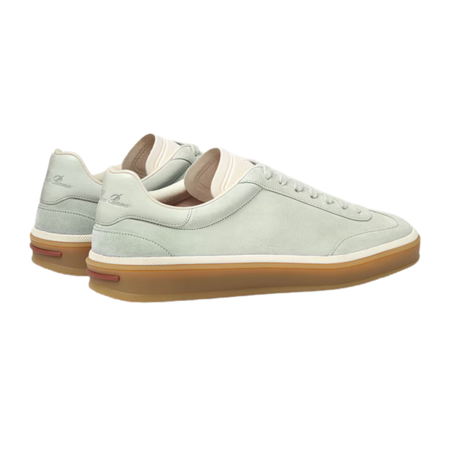 <tc>Loro Piana</tc> Zapatillas de tenis para mujer (gamuza con división en la pantorrilla)