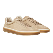 Loro Piana Men’s Tennis Walk Sneakers (Suede Calf Split)