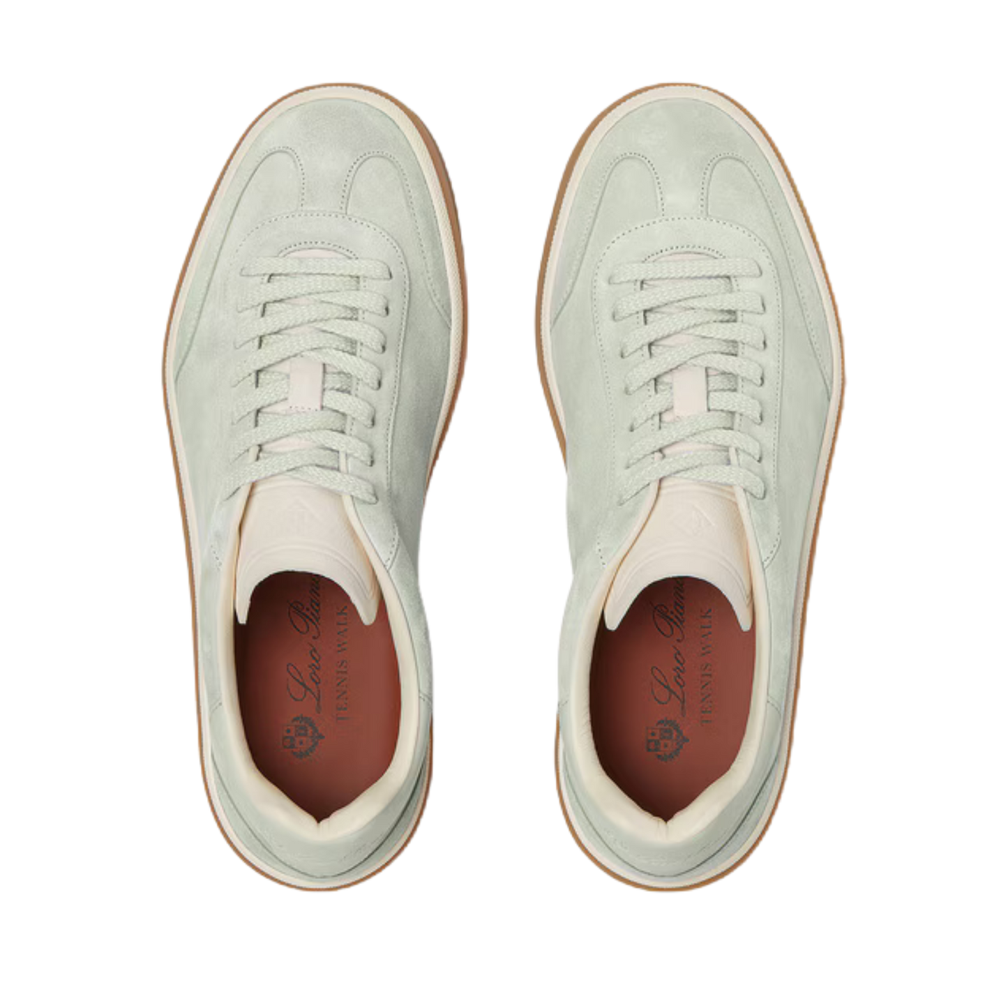 <tc>Loro Piana</tc> Zapatillas de tenis para mujer (gamuza con división en la pantorrilla)