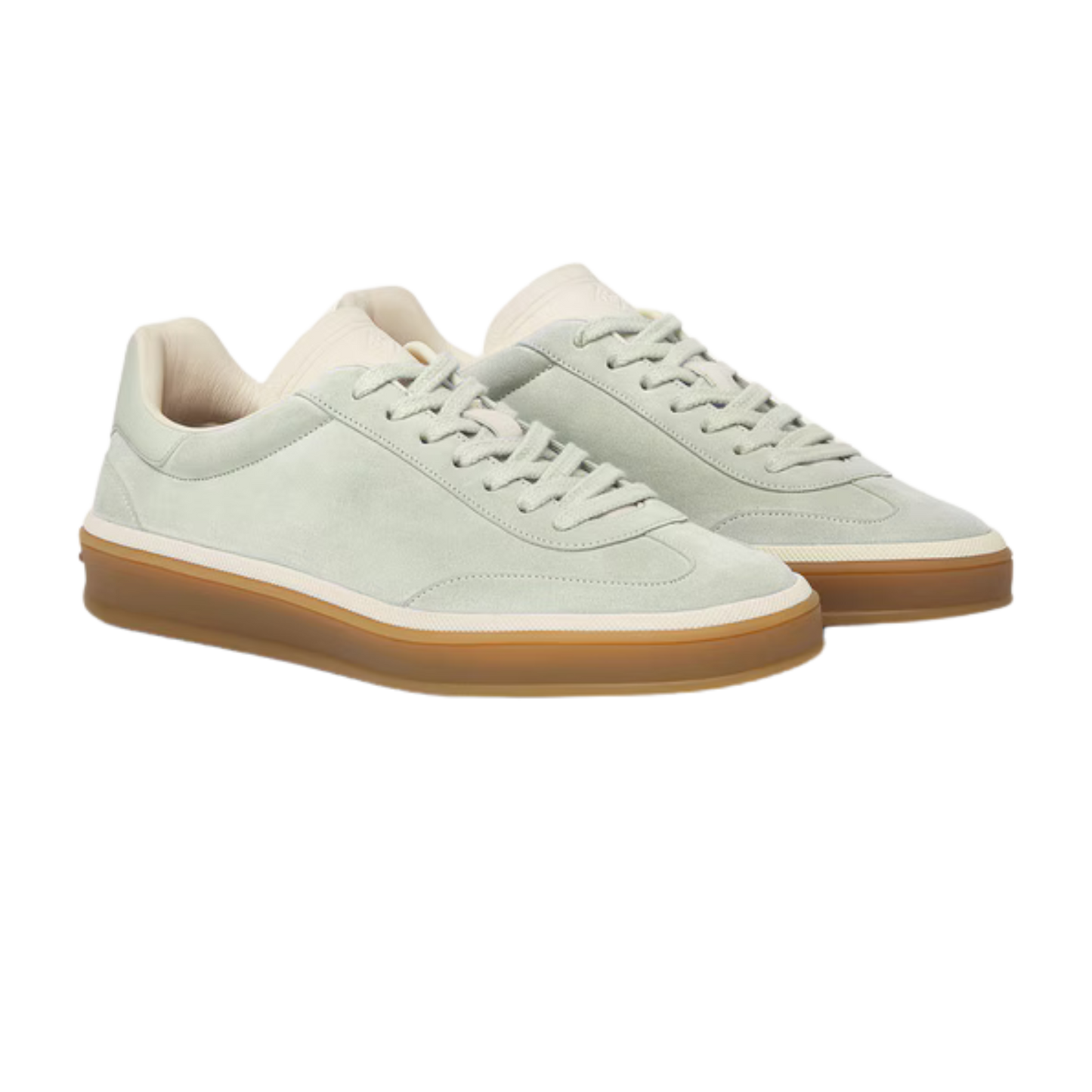 <tc>Loro Piana</tc> Zapatillas de tenis para mujer (gamuza con división en la pantorrilla)