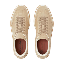 Loro Piana Men’s Tennis Walk Sneakers (Suede Calf Split)