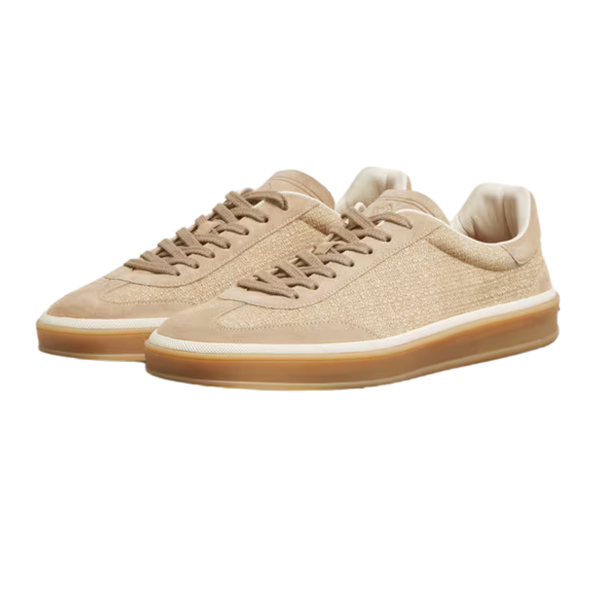 Loro Piana Men's Tennis Walk Sneakers (Suede Calf Split)