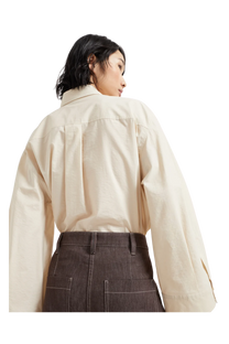 Brunello Cucinelli Women's Denim-effect Twill Smart Wide Trousers With Monili