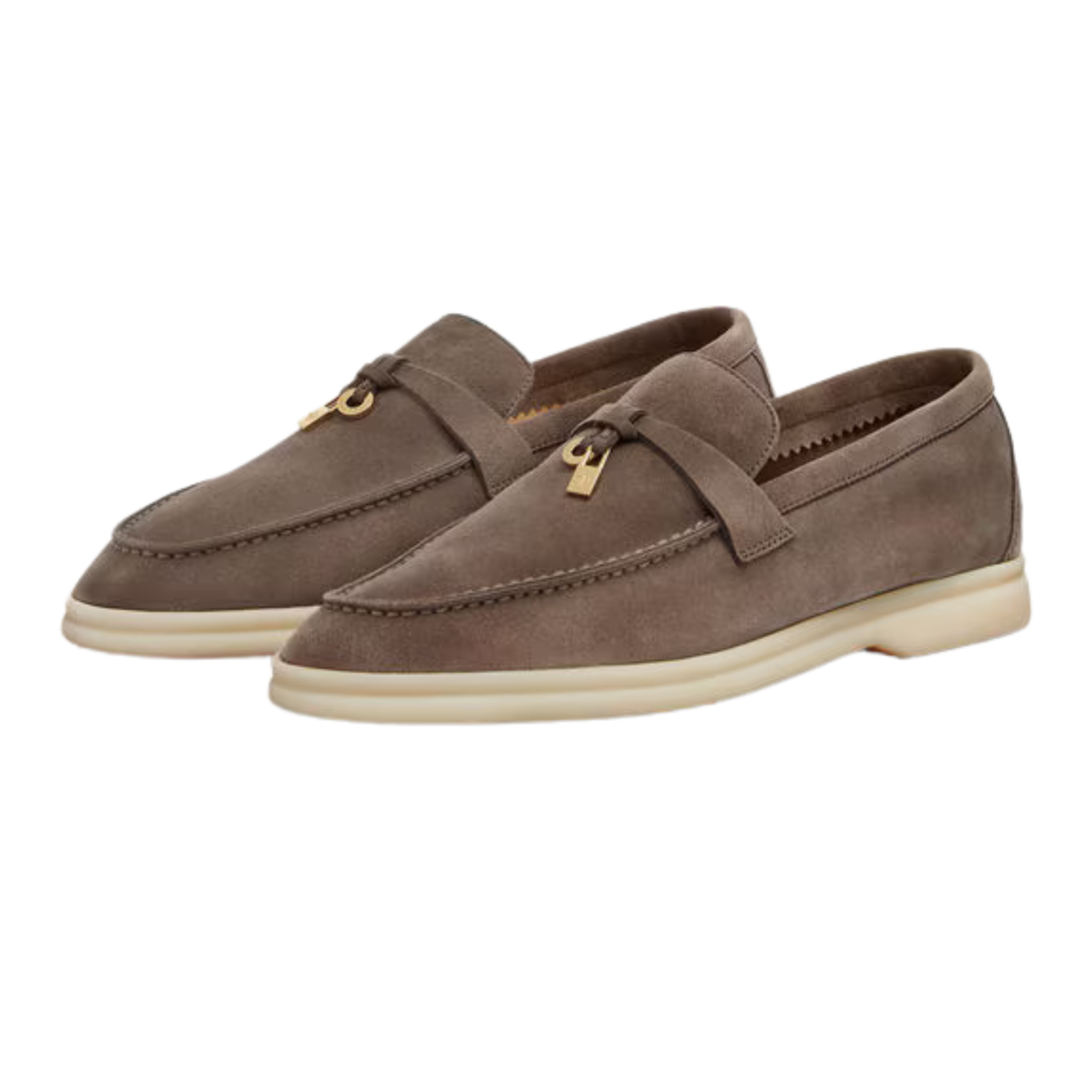 <tc>Loro Piana</tc> 女士夏季 Charms Walk 樂福鞋（絨面革）