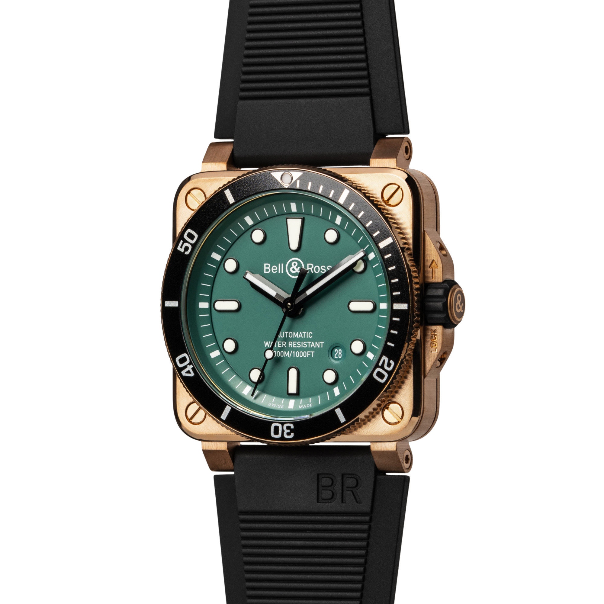 Bell & Ross BR-03 Diver Black & Green Bronze