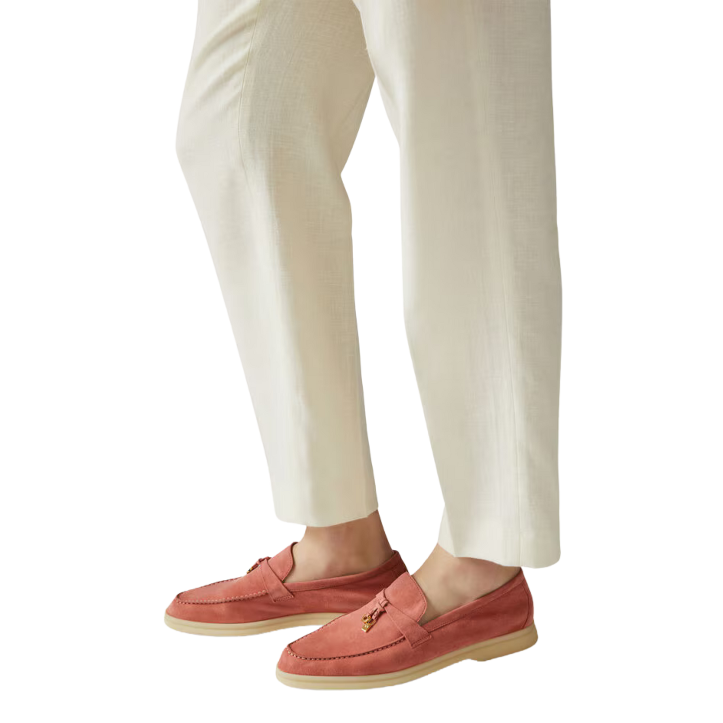 <tc>Loro Piana</tc> Mocasines Summer Charms Walk para mujer (gamuza)