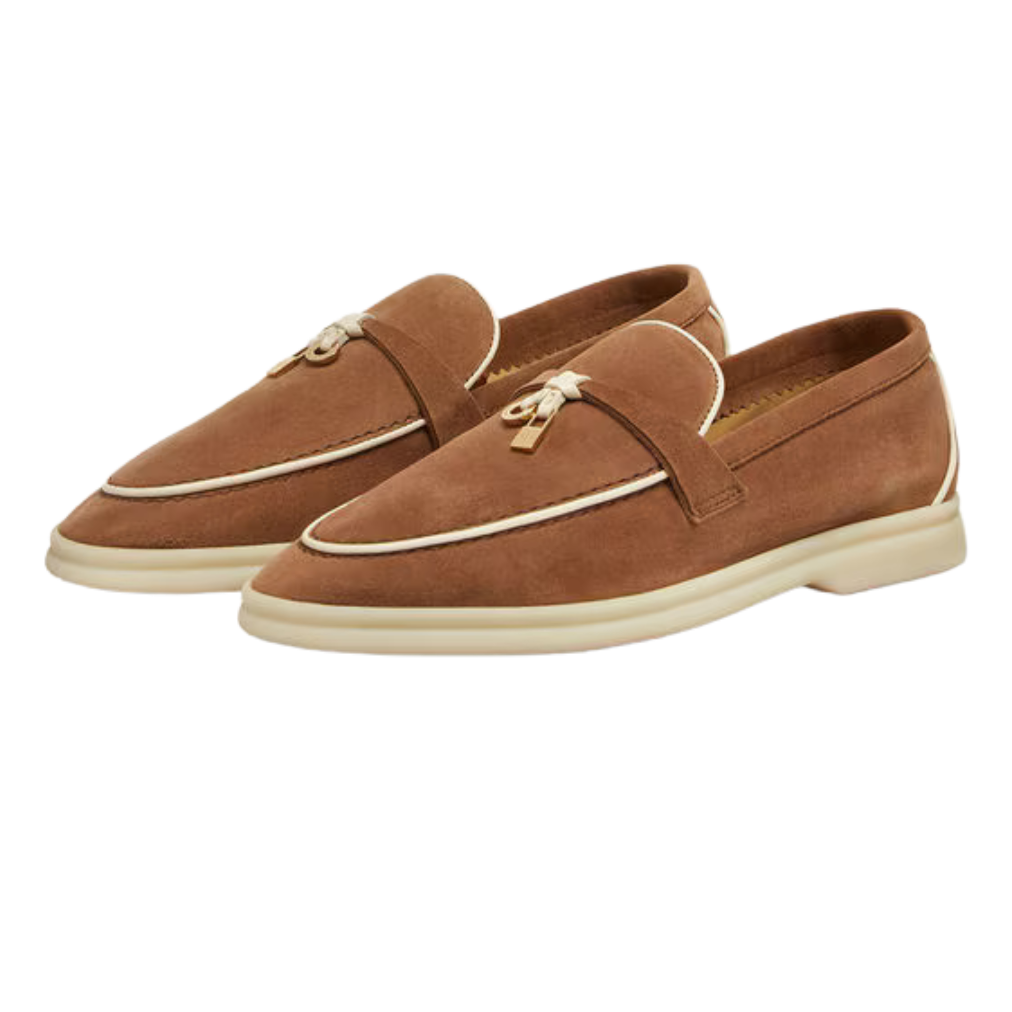 <tc>Loro Piana</tc> 女士夏季 Charms Walk 樂福鞋（絨面革）