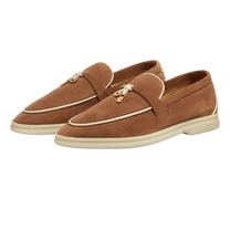Loro Piana Women's Summer Charms Walk Loafers (Suede)