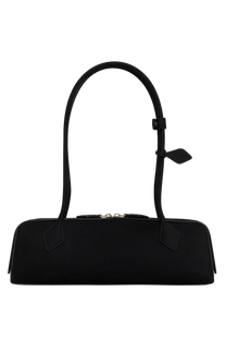 Alaia Le Teckel Medium Bag In Nubuk Calfskin