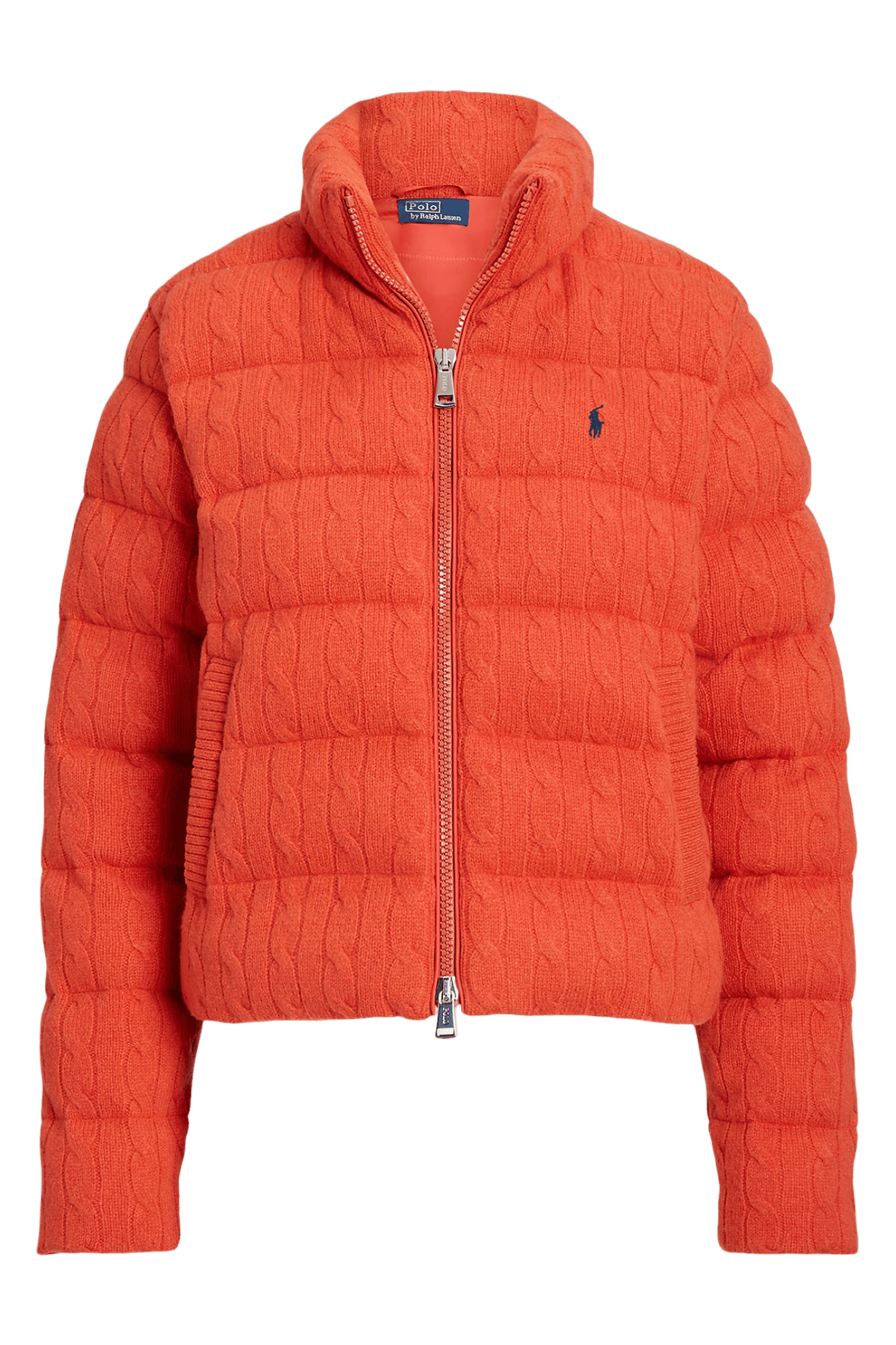 Ralph Lauren Women's Cable-Quilted Wool-Cashmere Jacket
