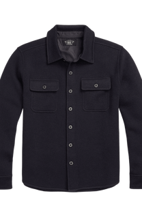 Ralph Lauren Men's Birdseye Jacquard Wool Workshirt Jumper