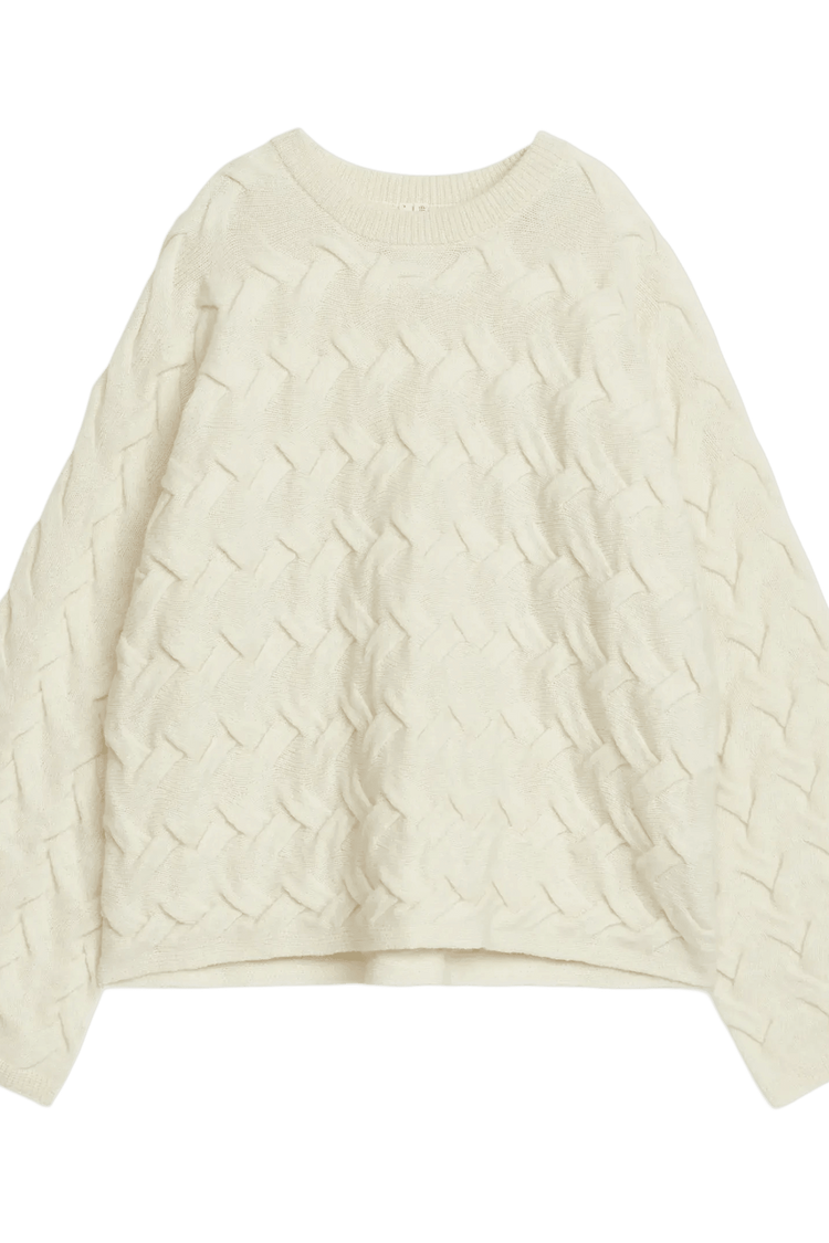Arket Women's Cable-Knit Wool Jumper