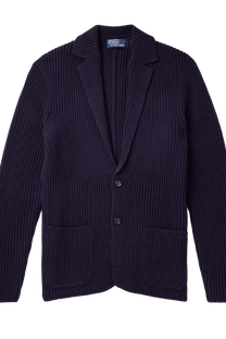 Ralph Lauren Men's Wool-Blend Blazer Cardigan