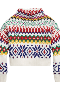 Ralph Lauren Women's Logo Mockneck Wool-Blend Sweater