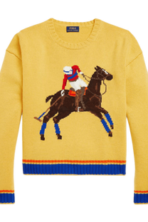Ralph Lauren Women's Intarsia-Knit Wool Sweater